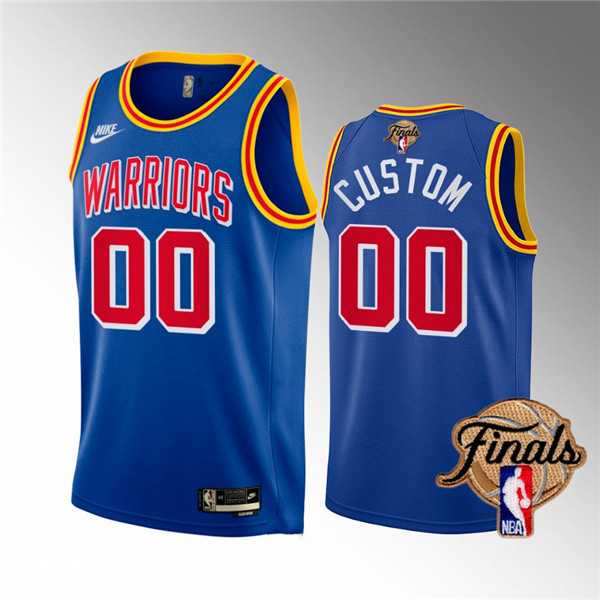 Men & Youth Customized Golden State Warriors Active Player 2022 Royal Finals Stitched Jerseys